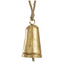 Campana metalica oro 20 cms