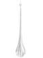 Gota colgante de cristal 30 cms