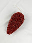 Piña Chica Colgante brillo Rojo 25 cms
