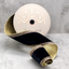 LISTON 4'' X 10 YD TERCIOPELO NEGRO CON CRISTALES