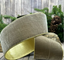 LISTON 4'' X 10 YD TERCIOPELO PLATINUM, TRIM ORO Y REVERSO ORO