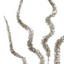 Vara amarantos platas espiral c brillos 61 cms
