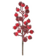 Tallo de berries roja cristalizado 30.5 cms