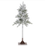 Pino nevado LUZ en pedestal 183 cms