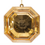 Gema preciosa champagne cuadrada 10 cms