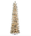 Pino nevado alpino 4.5 ft  LUZ LED (137 cms)
