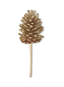 Tallo de Piña Oro con brillos 32 cms
