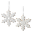 Set de 2 Gingerbread Snowflake 12.7 cms