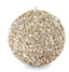 Esfera champagne de lentejuela y cristales 15.2 cms