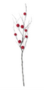 Tallo de pelotitas rojas 127 cms