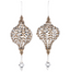 Set de 2 colgante joyas 36 cms
