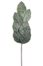 Hoja Verde añejo Velvet c brillos  71 cms