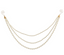 Colgante en capas de perlas 51 cms